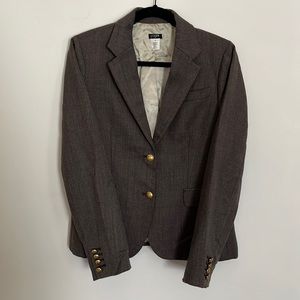 J Crew Womens Wool Tweed Blazer